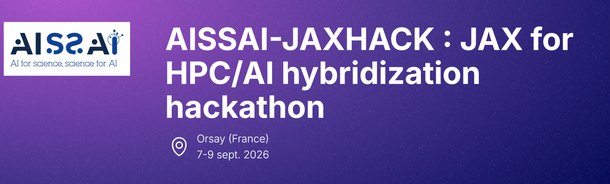 Hackathon - JAX pour l'hybridation HPC/AI